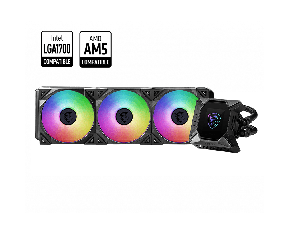 Msi MPG CoreLiquid K360 V2 360mm AIO ARGB Liquid CPU Cooler in Qatar Msi MPG CoreLiquid K360 V2 360mm AIO ARGB Liquid CPU Cooler in Qatar